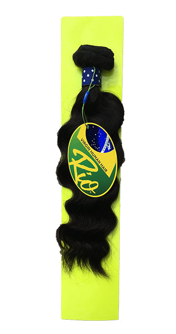 Rio - Malaysian Wave 100% Human Hair Brazilian Virgin Weave Single Bundle Malaysian Wave Hair Extensions