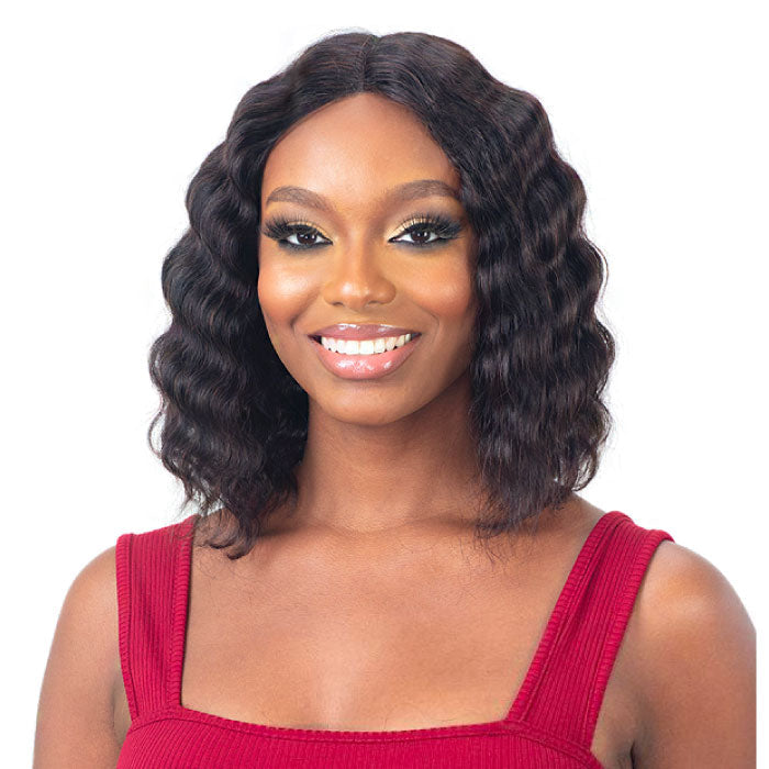 Shake-N-Go Naked 100% Human Hair HD 5" C Part Lace Front Wig Arden