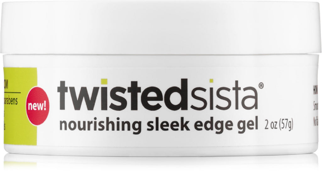 Twisted Sista Nourishing Sleek Edge Gel Hold Hair In Place 2oz